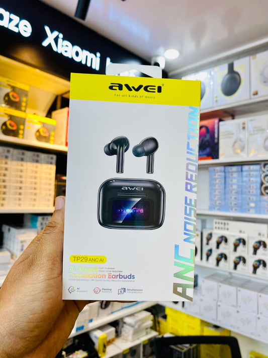 Awei TP29ANC: The World’s First AI-Powered Translation & Assistant Earbuds(D-12632)