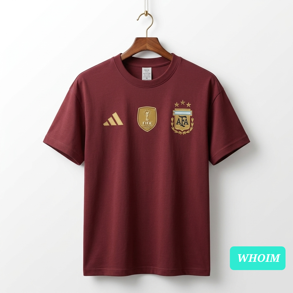 Argentina 3-Star World Cup Champions T-Shirt | AFA Fan Apparel